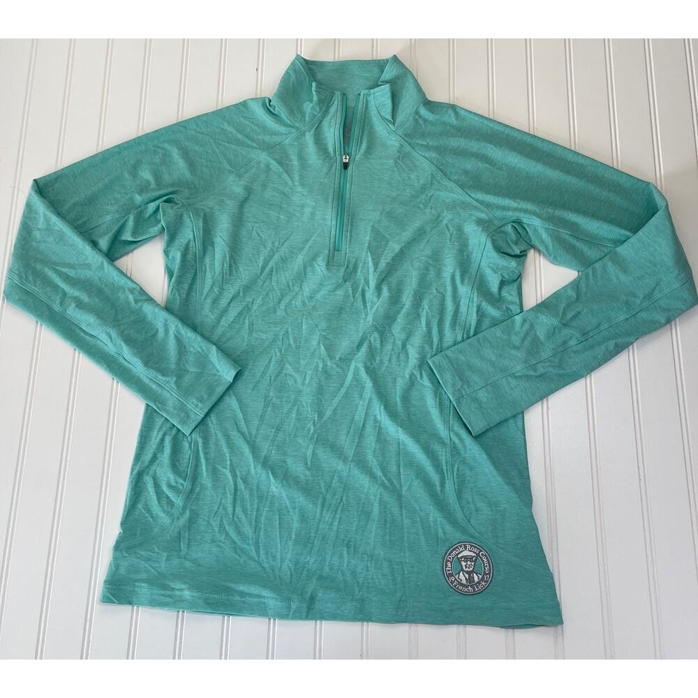 Straight Down Performance Quarter Zip Pullover Go… - image 1